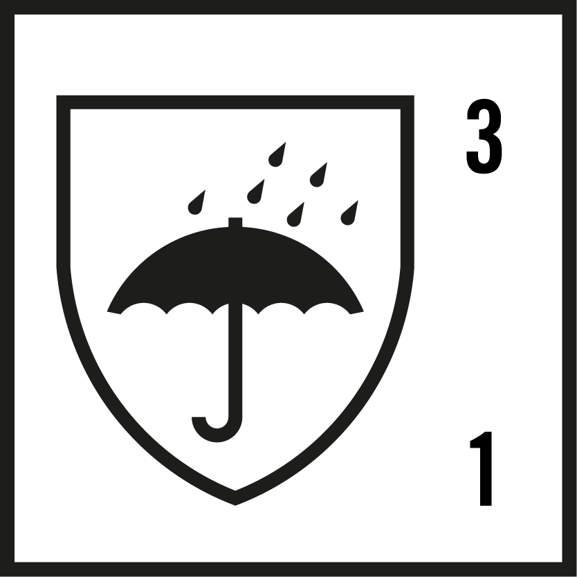 Schutz gegen Regen und schlechtes Wetter